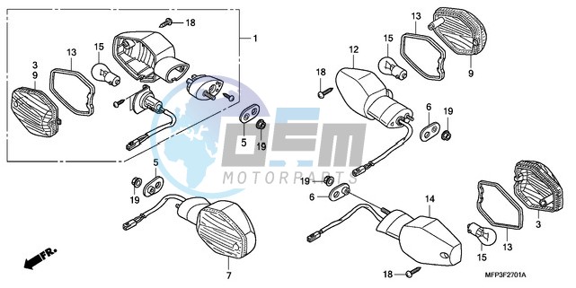 WINKER (CB1300S/CB1300SA)