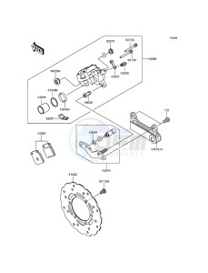 KLX125 KLX125CFF XX (EU ME A(FRICA) drawing Rear Brake