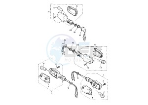 FZR 1000 drawing FLASHER LIGHT