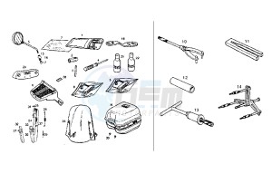 VAMOS - 50 cc drawing ACCESSORIES