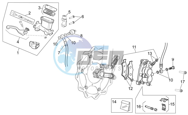 Front brake system I