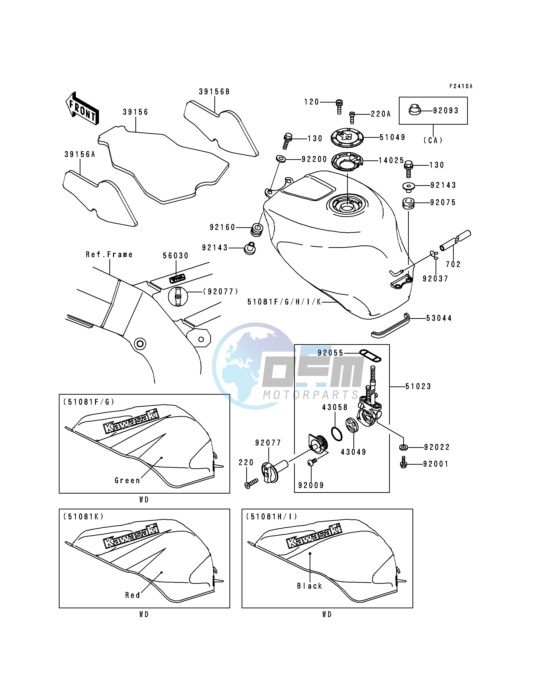 FUEL TANK -- ZX600-G2- -