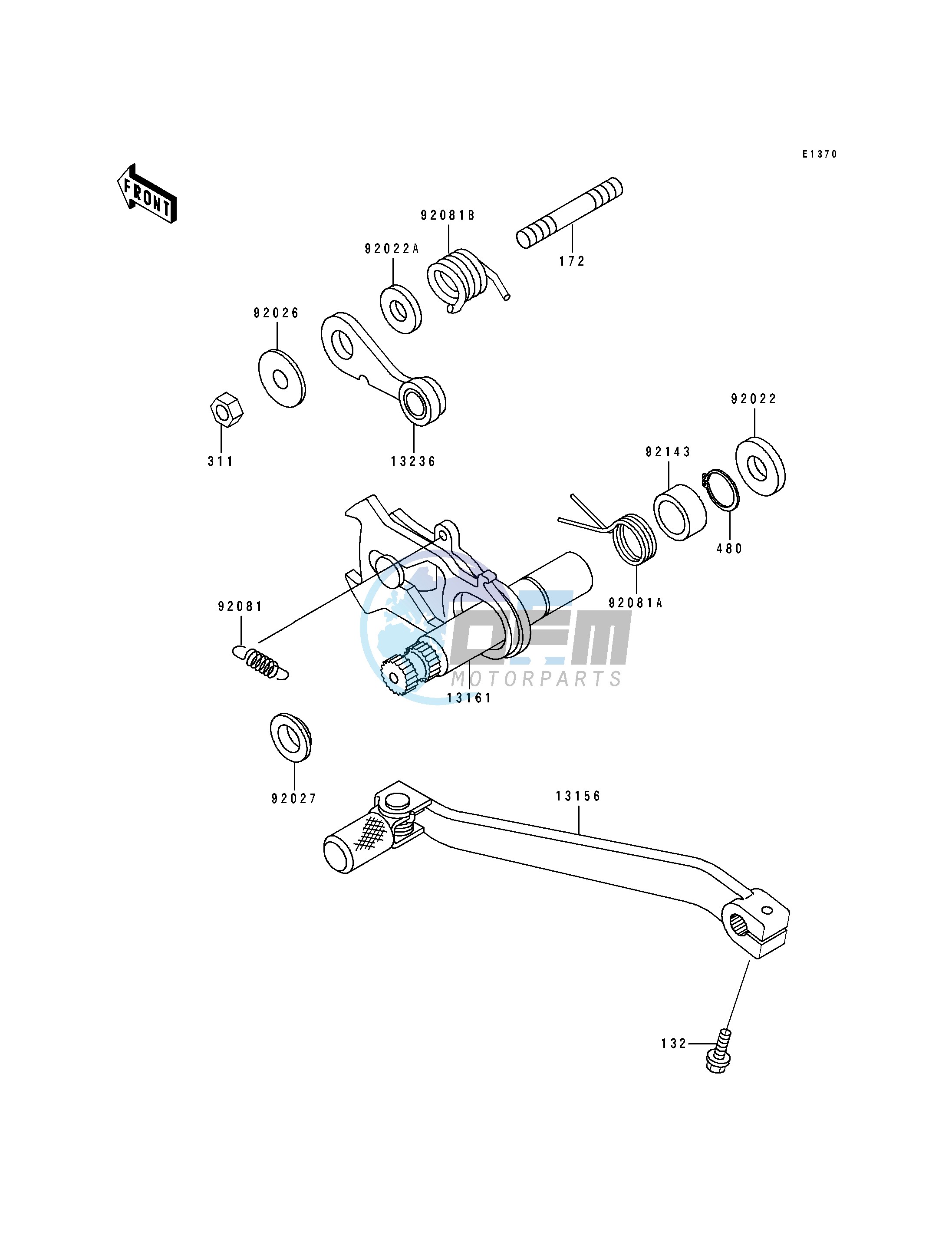 GEAR CHANGE MECHANISM