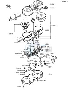 KZ 1100 A [SHAFT] (A1-A3) [SHAFT] drawing METERS -- KZ1100-A3- -