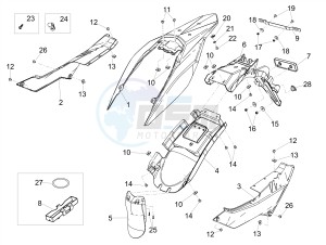 RX 125 E4 (APAC) drawing Rear body