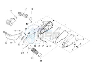 LX 125 4T 3V ie Taiwan drawing Air filter