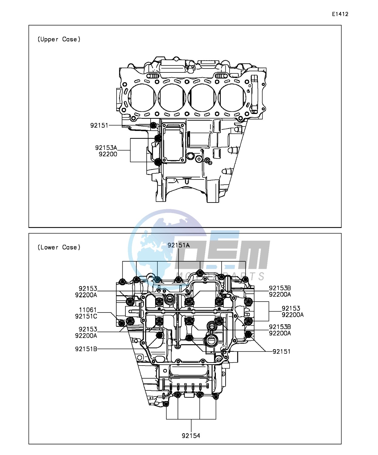 Crankcase Bolt Pattern