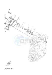 YP400RA X-MAX 400 ABS X-MAX (1SDA 1SDA 1SDA 1SDA 1SDA) drawing WATER PUMP