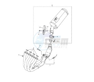 FZ8-S 800 drawing EXHAUST