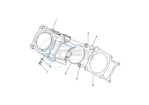 YFM FW KODIAK 400 drawing CYLINDER