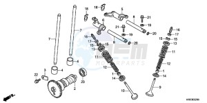 VFR800FH 2ED - (2ED) drawing UPPER COWL