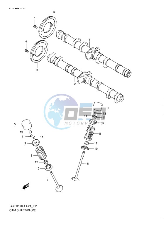 CAM SHAFT - VALVE