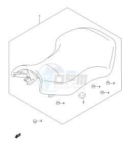 LT-A500XP Z drawing SEAT (LT-A500XPL2 P17)