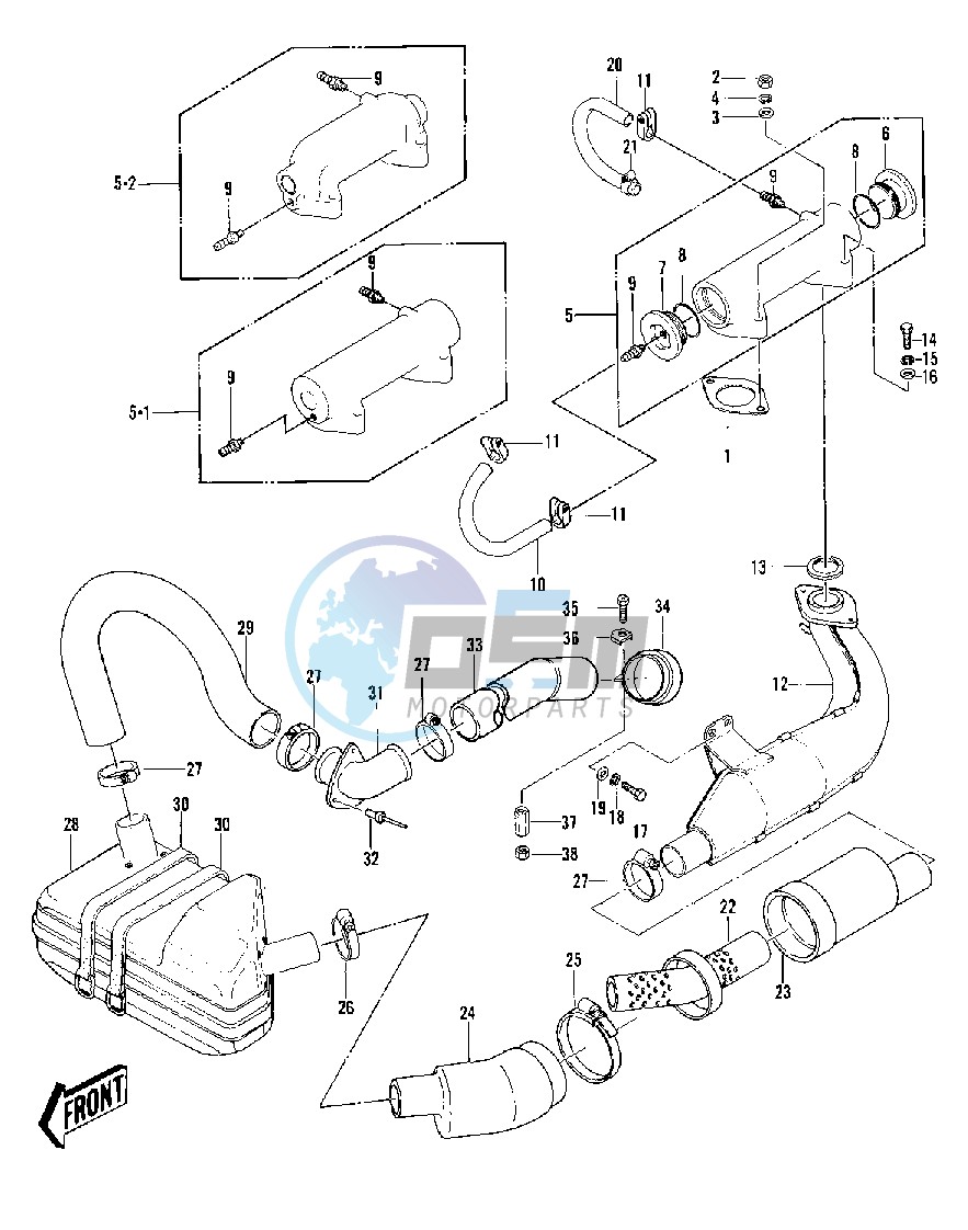 MUFFLER -- 79-81 A3_A4_A4A_A5- -