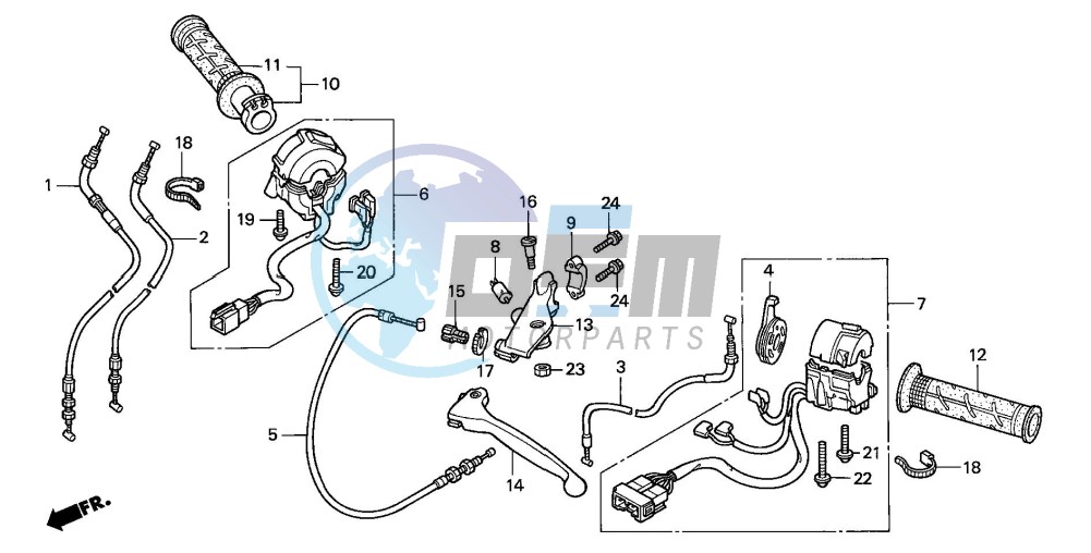 HANDLE LEVER/SWITCH/CABLE (1)