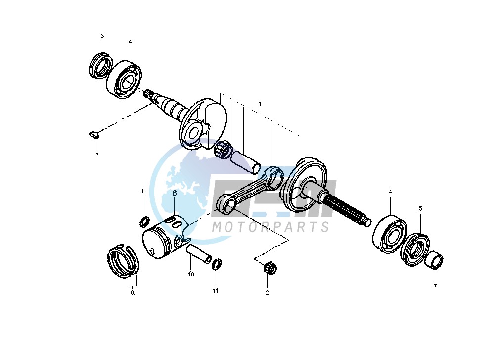 CRANKSHAFT PISTON