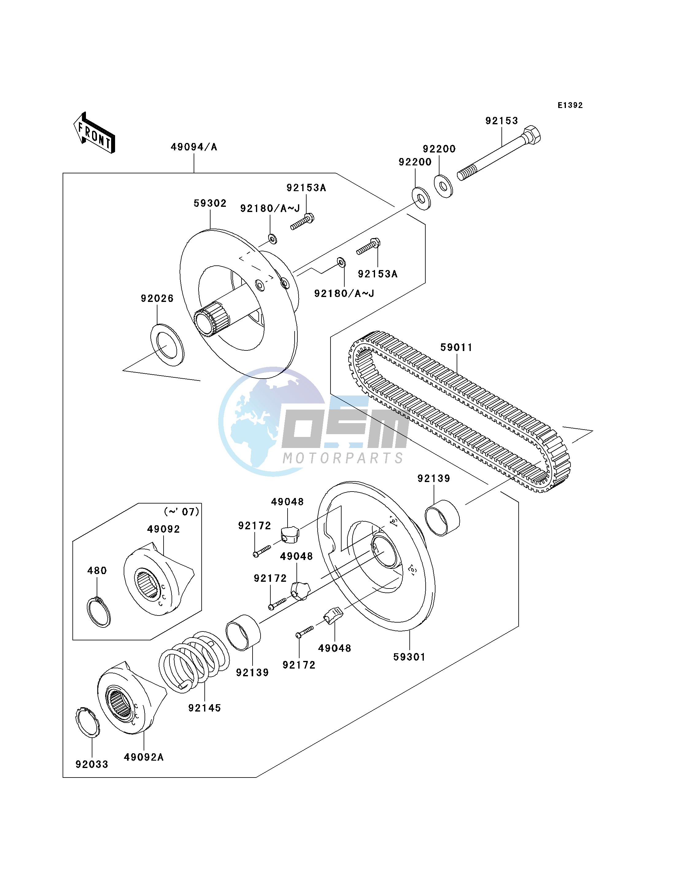 DRIVEN CONVERTER_DRIVE BELT