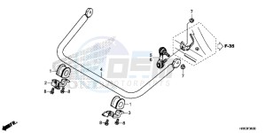 TRX500FM6G TRX680 Europe Direct - (ED) drawing STABILIZER