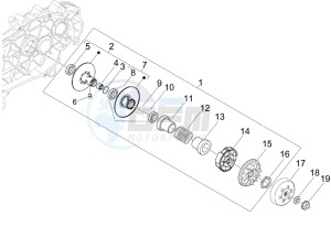 MP3 300 ie mic drawing Driven pulley