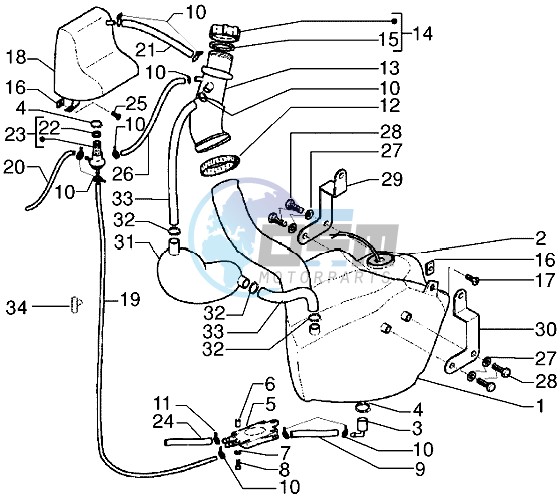 Fuel tank - Degaser