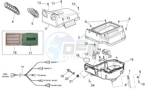 RXV 450-550 Street Legal drawing Air box