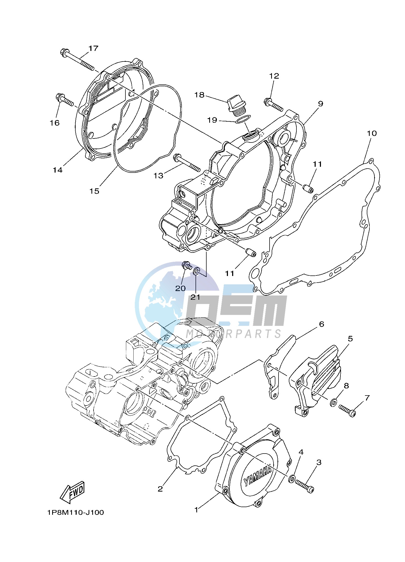 CRANKCASE COVER 1