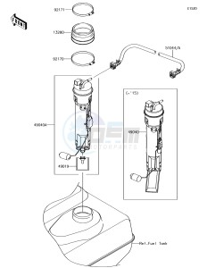 JET SKI ULTRA 310X JT1500LGF EU drawing Fuel Pump