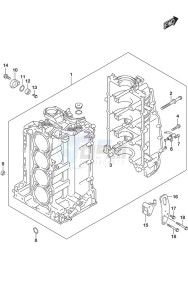 DF 150AP drawing Cylinder Block