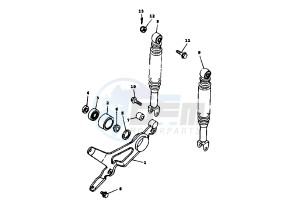 XC CYGNUS R 125 drawing REAR SHOCK ABSORBER