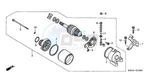 CRF250X9 Australia - (U) drawing STARTING MOTOR