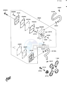 JF 650 B [TS] (B1-B2) [TS] drawing FUEL PUMP