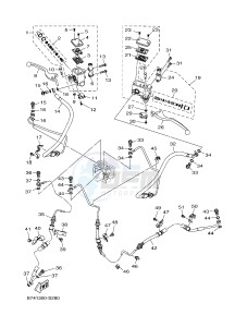 CZD300-A X-MAX 300 (BY31 BY31 BY31 BY31 BY31) drawing M. CYLINDER FOR DISK BRAKE