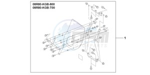 VT125C2 drawing WIND SHIELD