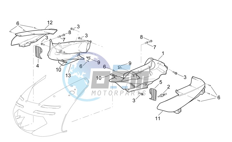 Front body - Duct