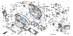 CBF600NA9 France - (F / ABS CMF) drawing AIR CLEANER