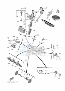 TRACER 9 MTT890 (B5UE) drawing ELECTRICAL 2