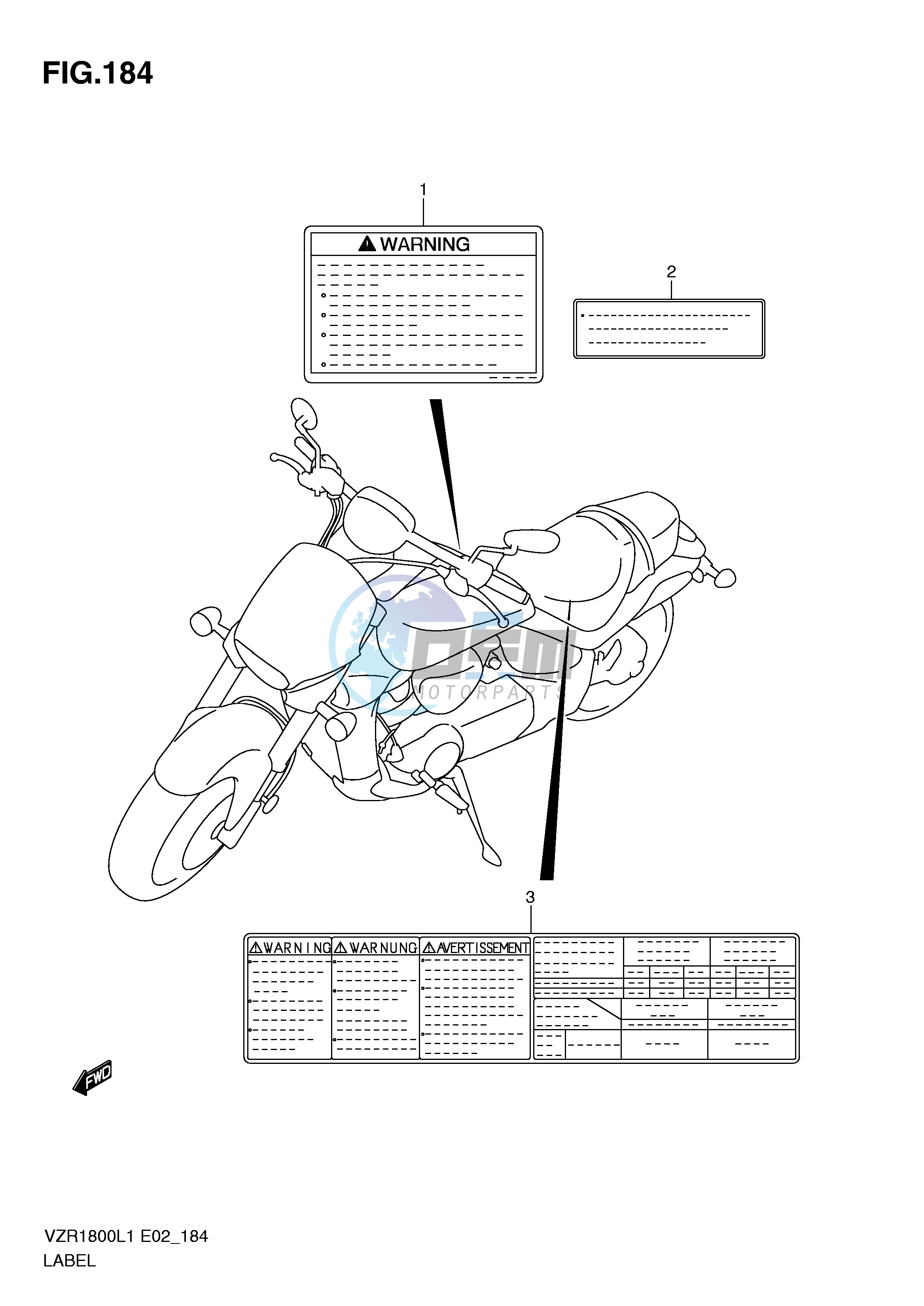 LABEL (VZR1800L1 E19)