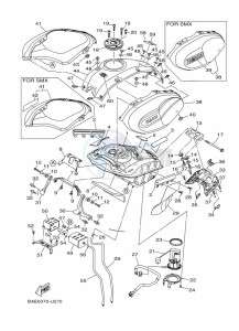 XSR900 MTM850 (BAE6) drawing FUEL TANK