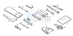 CB600FA CB600FA drawing TOOLS