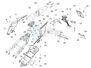 RSV4 1100 RACING FACTORY E4 ABS (APAC) drawing Rear body