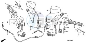 FES1259 UK - (E / MKH) drawing SWITCH/CABLE/MIRROR