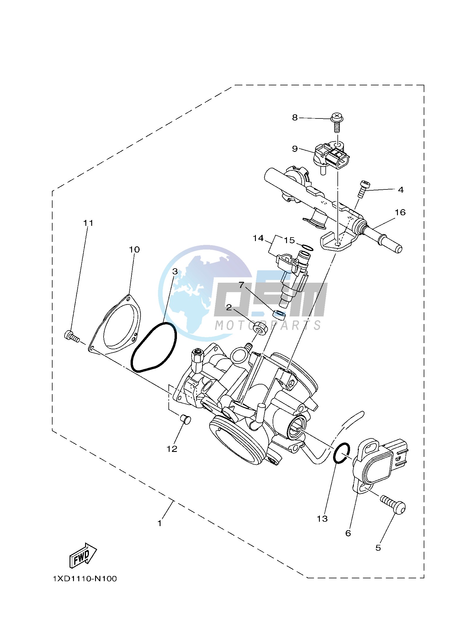 THROTTLE BODY ASSY 1