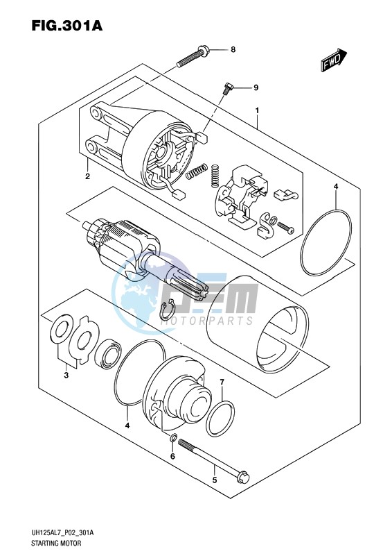 STARTING MOTOR