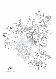 XTZ690 XTZ7N (BHL1) drawing FRAME