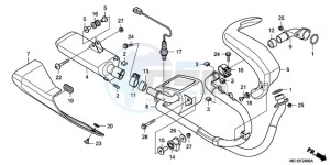 NSA700A9 Europe Direct - (ED / MME) drawing EXHAUST MUFFLER