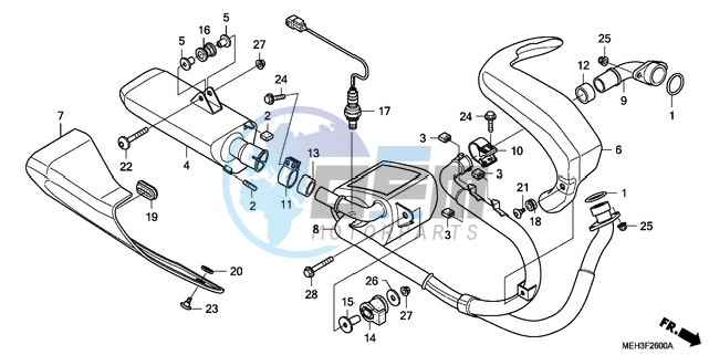 EXHAUST MUFFLER