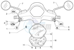 Granturismo 125 L drawing Electrical device-speedometers kms.