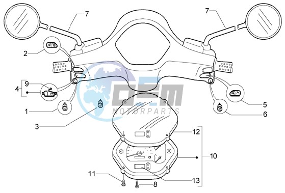 Electrical device-speedometers kms.