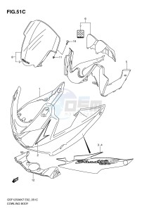 GSF1250 (E2) Bandit drawing COWLING (GSF1250SAZK9)