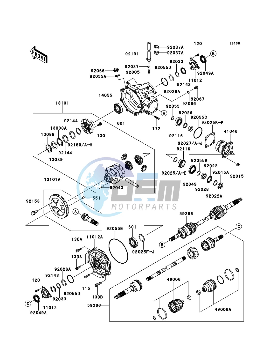 Drive Shaft-Front